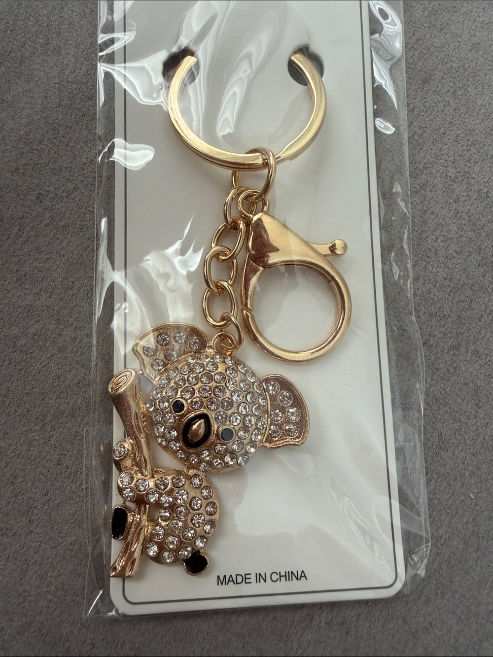 🎀5 for $25 🎀 Koala bear keychain, gold tone, bag charm